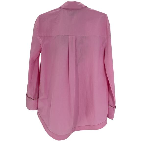 Tuckernuck Embroidered Pink Floss Wren Shirt Size 4 - Picture 3 of 4